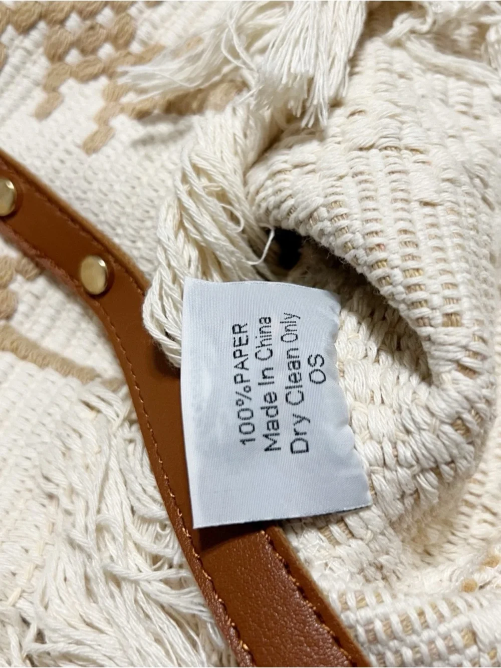 LULLA Collection Fringe Woven Tote Bag - Picture 9 of 9